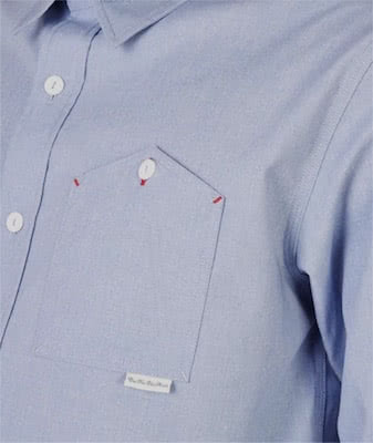 Poche retouchée d'un haut